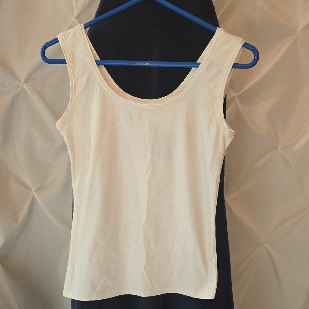 NWT White House Black Market Cream Tank Top